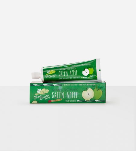 Toothpaste:  Green apple
